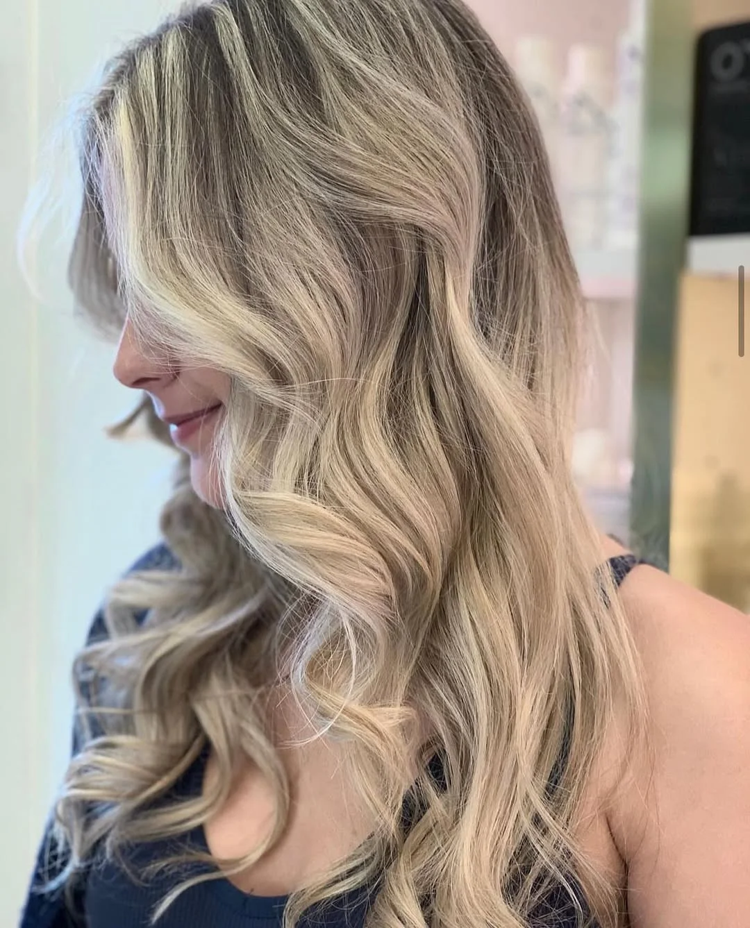 bright summer blonde hair color 2026 + Soft Money Piece Blonde With Silky Summer Movement
