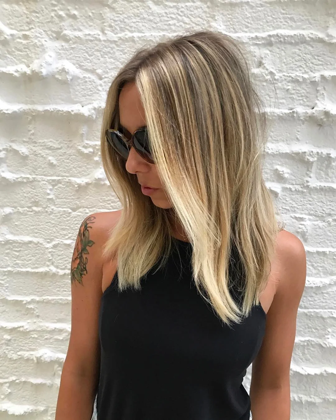 bright summer blonde hair color 2026 + Sunlit Money Piece Lob With Clean Blonde Ends
