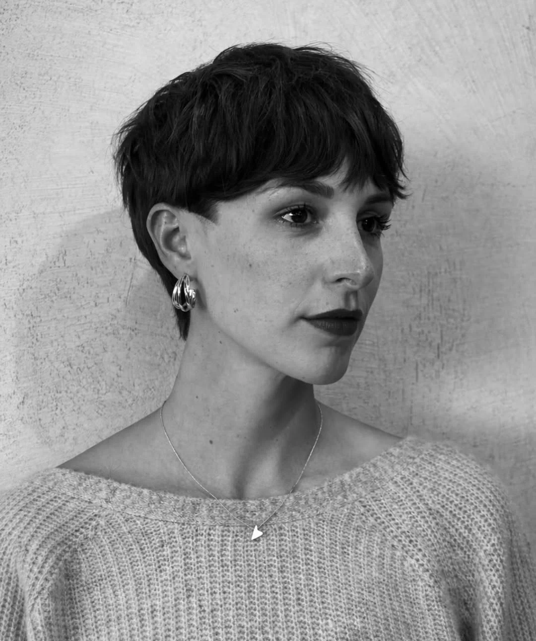 choppy summer haircuts for thin fine hair 2026 + Soft Black Pixie With Choppy Micro Fringe