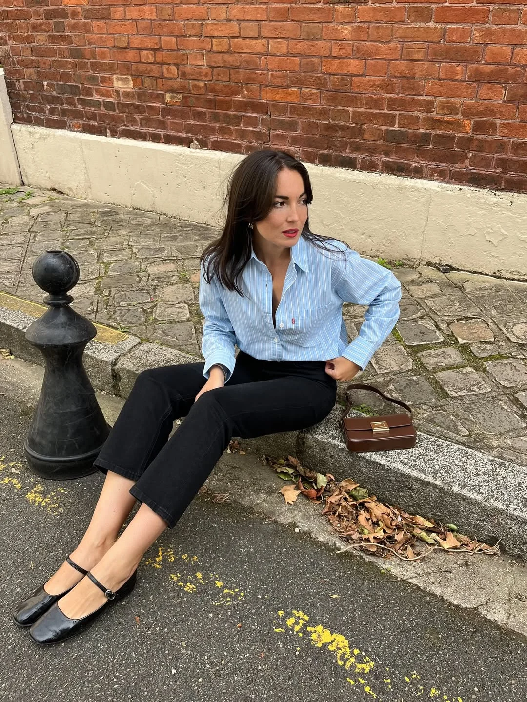 cute every day summer outfits 2026 Soft Blue Shirts And Cropped Black Trousers That Always Look Expensive
