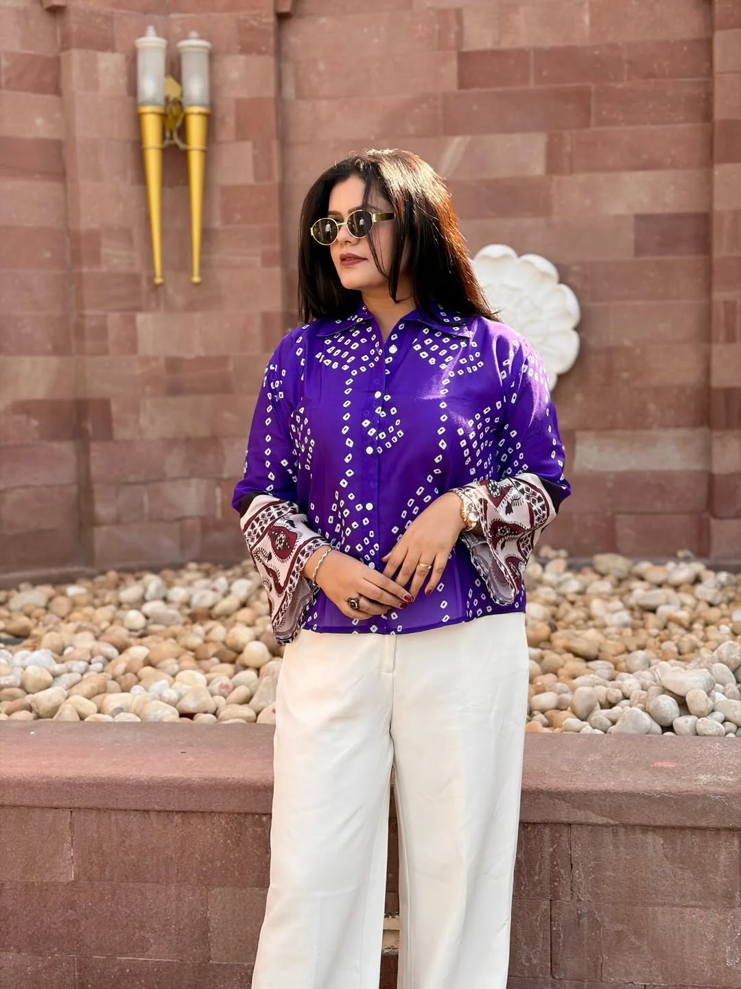 cute every day summer outfits 2026 Bright Printed Shirts And Wide Trousers That Feel Confident And Modern
