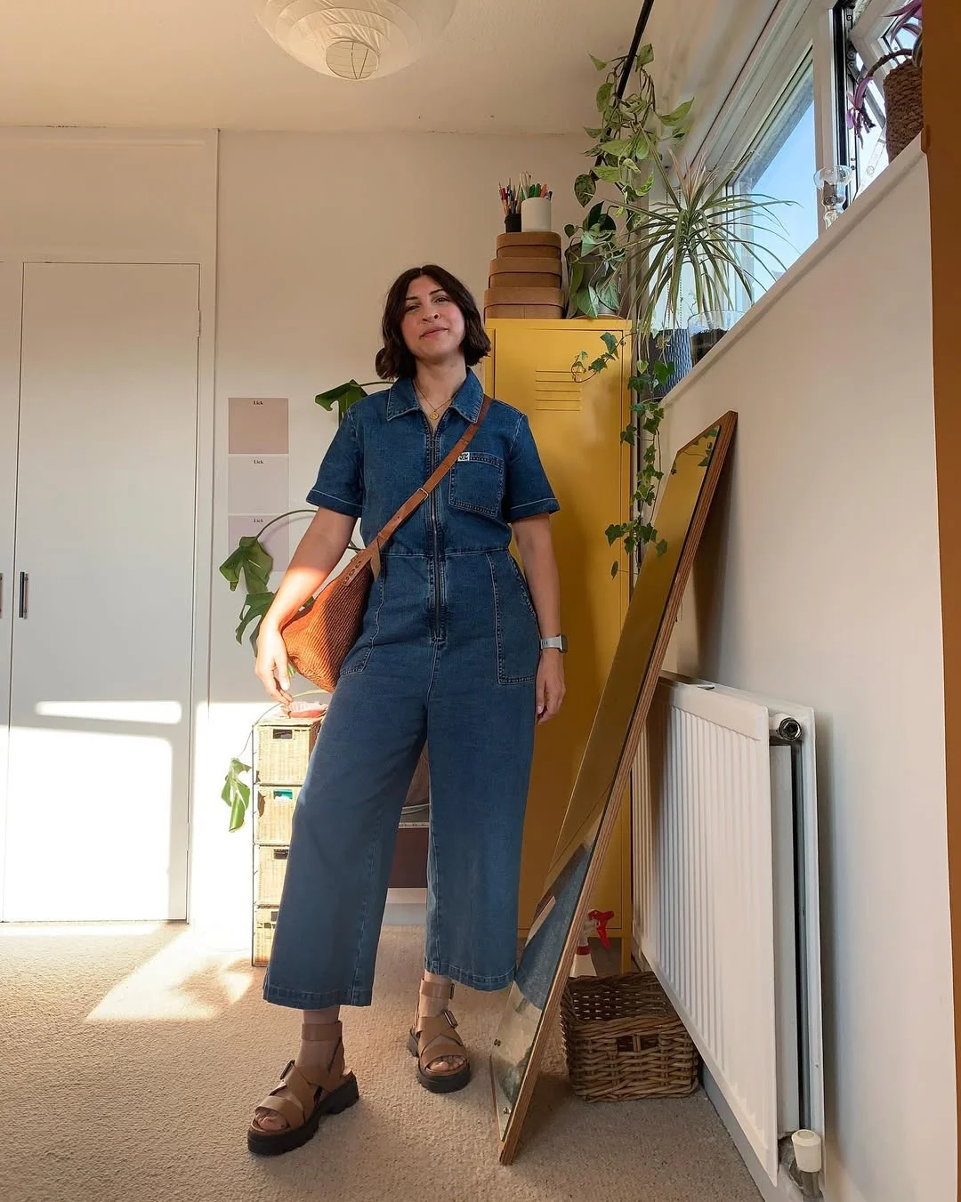 dressy summer jumpsuit outfits 2026 + Denim Utility Jumpsuit With Soft Everyday Polish