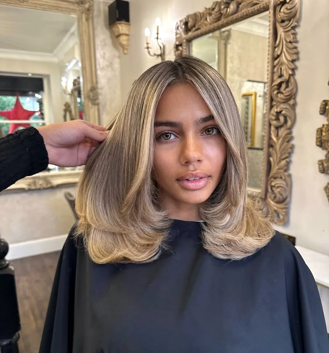 effortless summer haircuts for long hair 2026 + Smoky Bronde Layers with a Soft Outward Flip