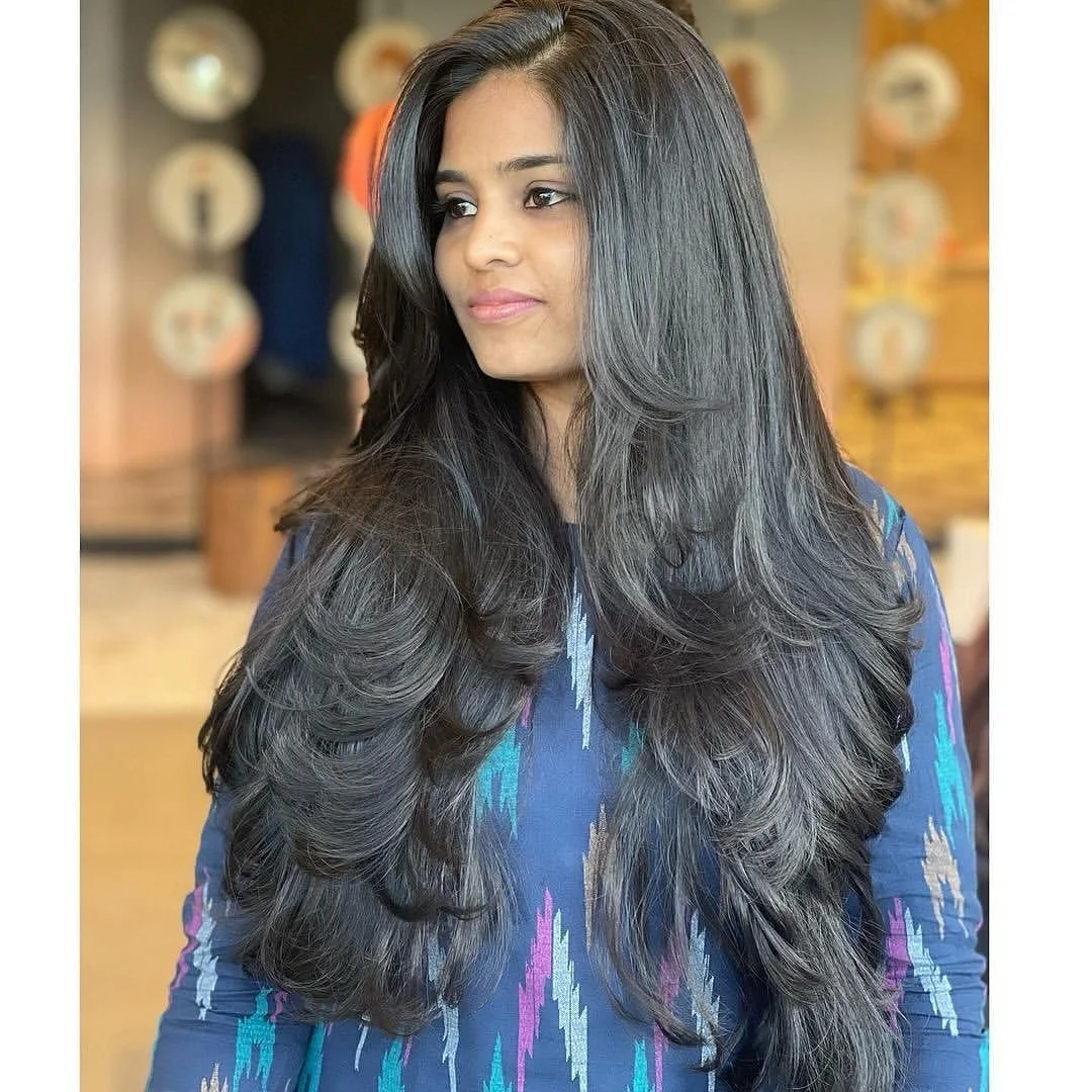 effortless summer haircuts for long hair 2026 + Jet Black Volume with Full-Length Layered Body