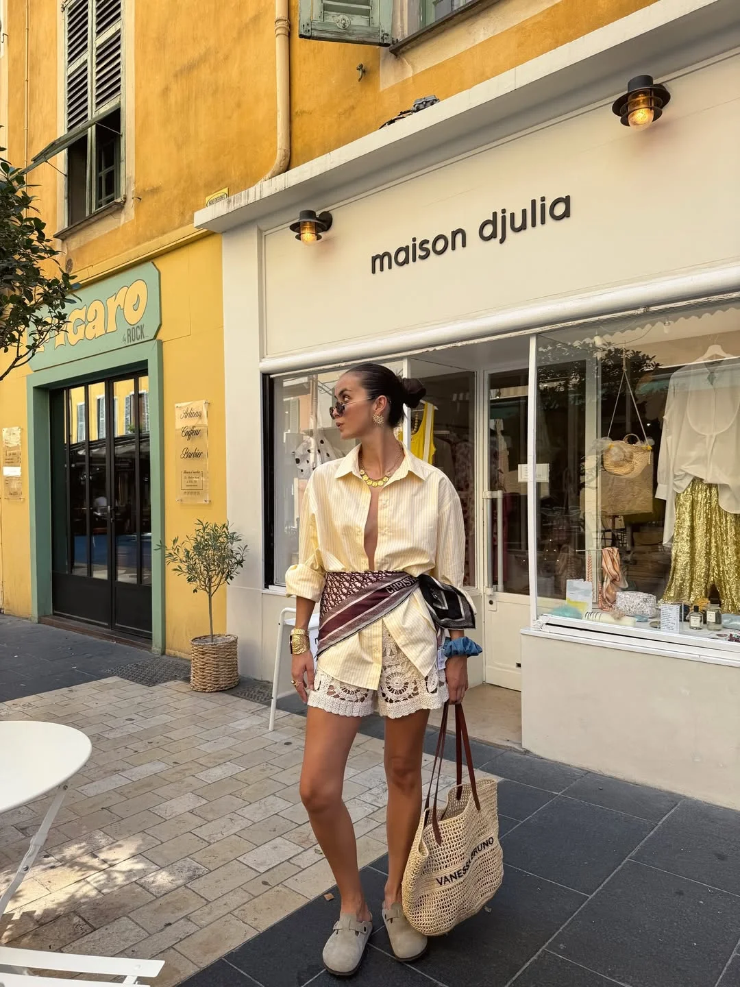 hot weather summer outfits 2026 Oversized Shirts And Crochet Shorts For Chic European Summer Energy
