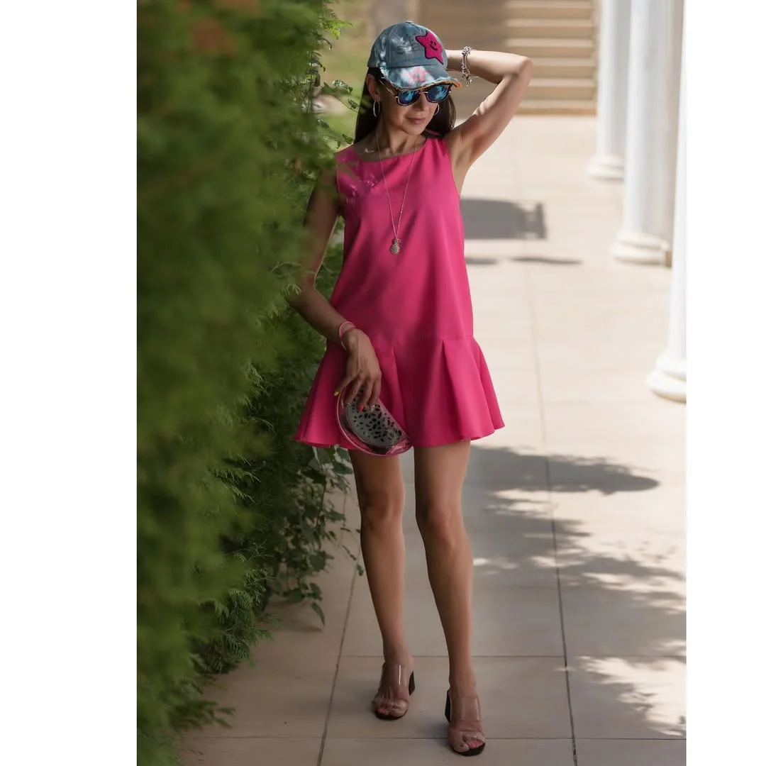 hot weather summer outfits 2026 Bright Pink Mini Dresses That Bring Back Playful Summer Energy