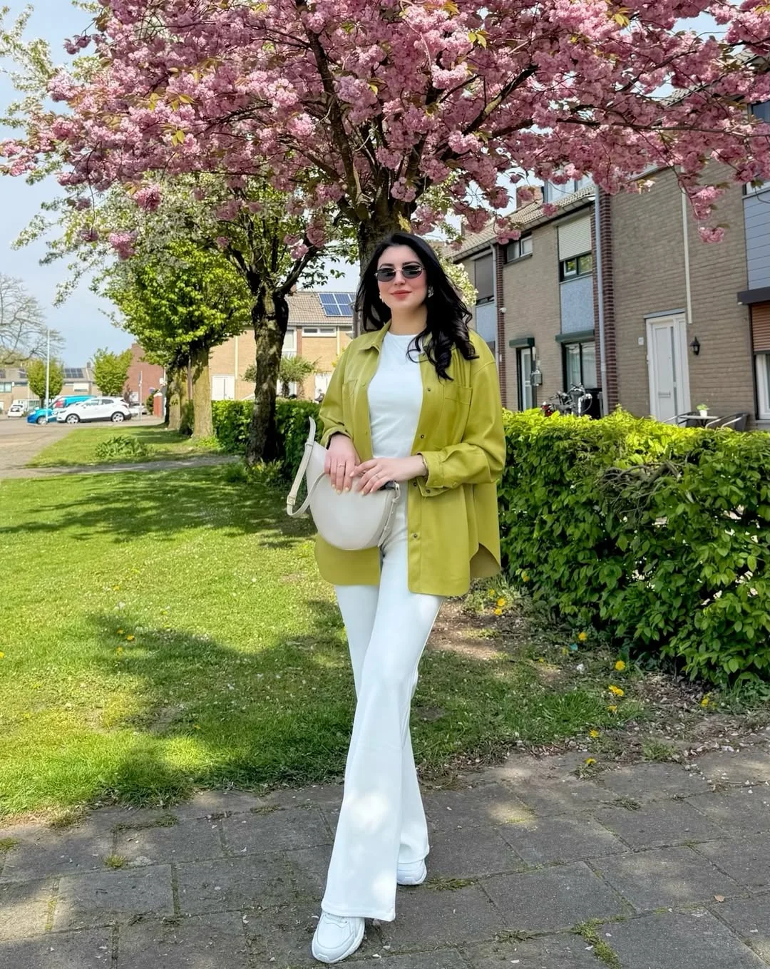 June Outfits Ideas - Summer Trends 2026 Fresh Green Layers Make Summer Basics Feel More Playful