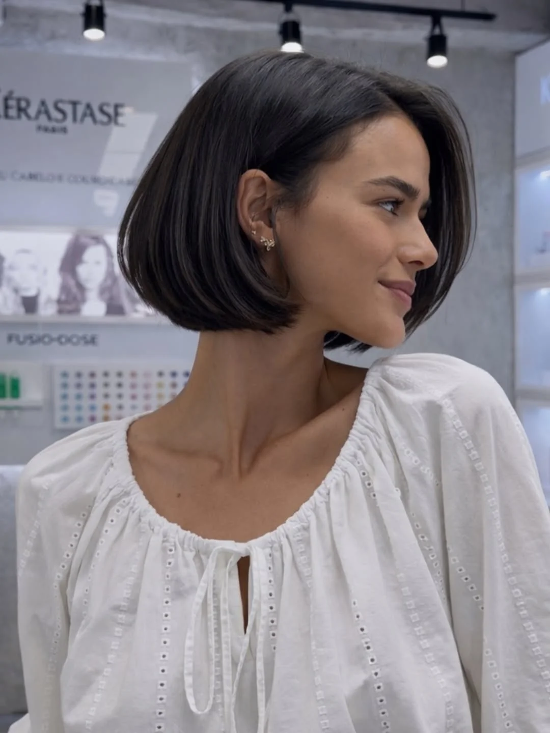 layered summer bob haircut 2026 Chic Chin-Length Bob With A Clean Minimal Finish
