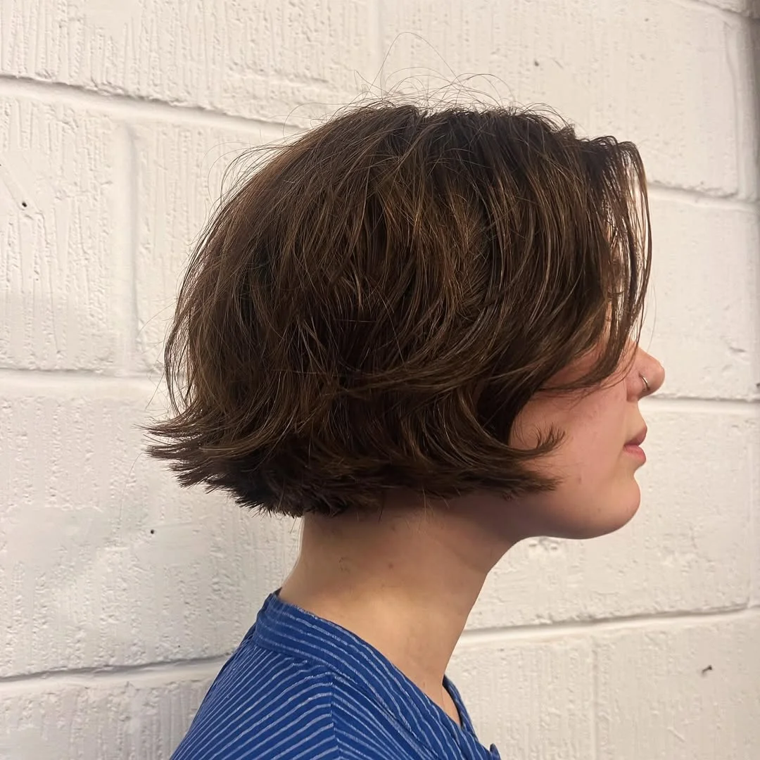 layered summer bob haircut 2026 Flipped Wavy Bob With A Softly Shaggy Edge