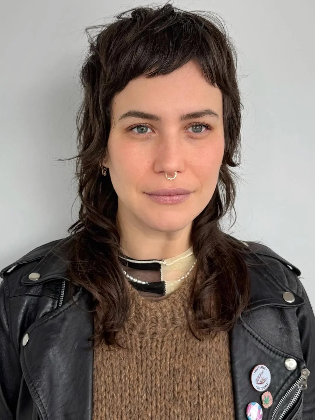 messy summer shag haircut 2026 Micro Fringe Shag With Rocker Energy