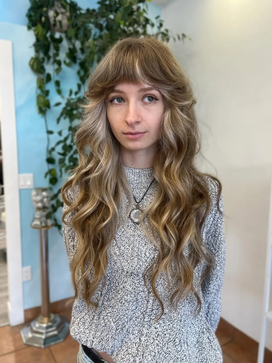 messy summer shag haircut 2026 Butterfly-Inspired Shag With Long Waves And Curtain Shape
