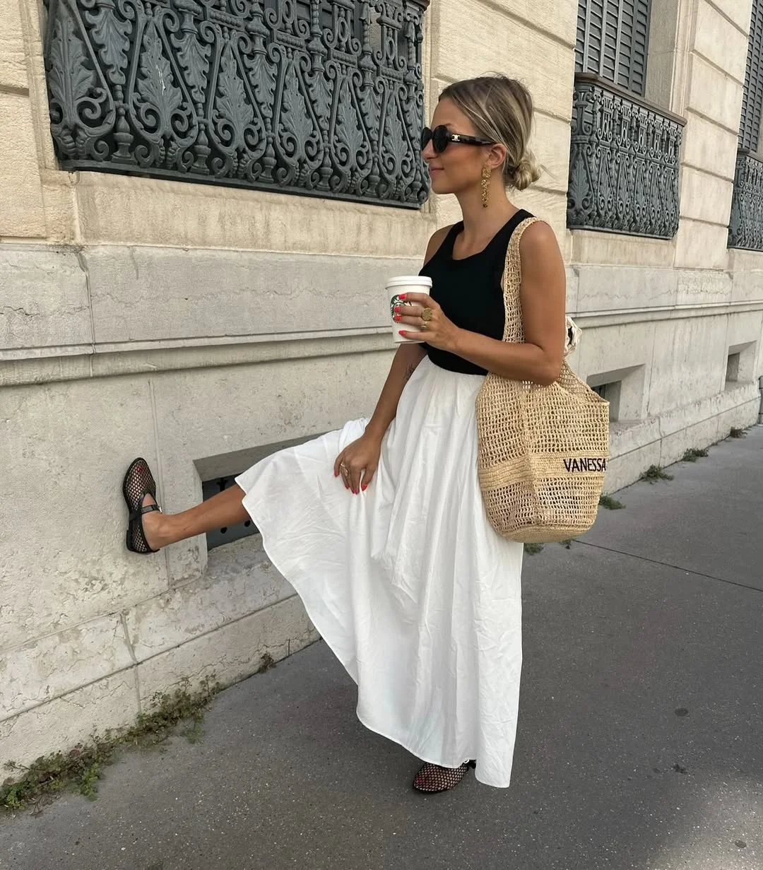 outfit inspo for women summer 2026 Black And White Summer Balance With Italian Ease