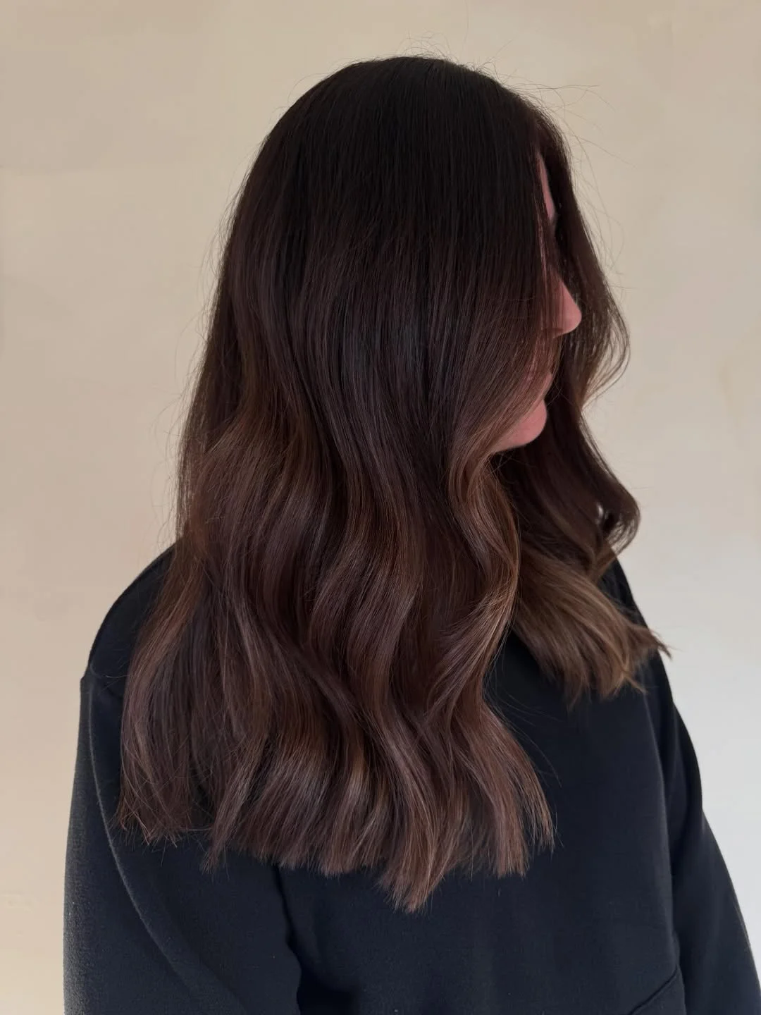 rich summer hair color ideas for brunettes 2026 + Velvet Espresso Brunette With Minimal Dimension