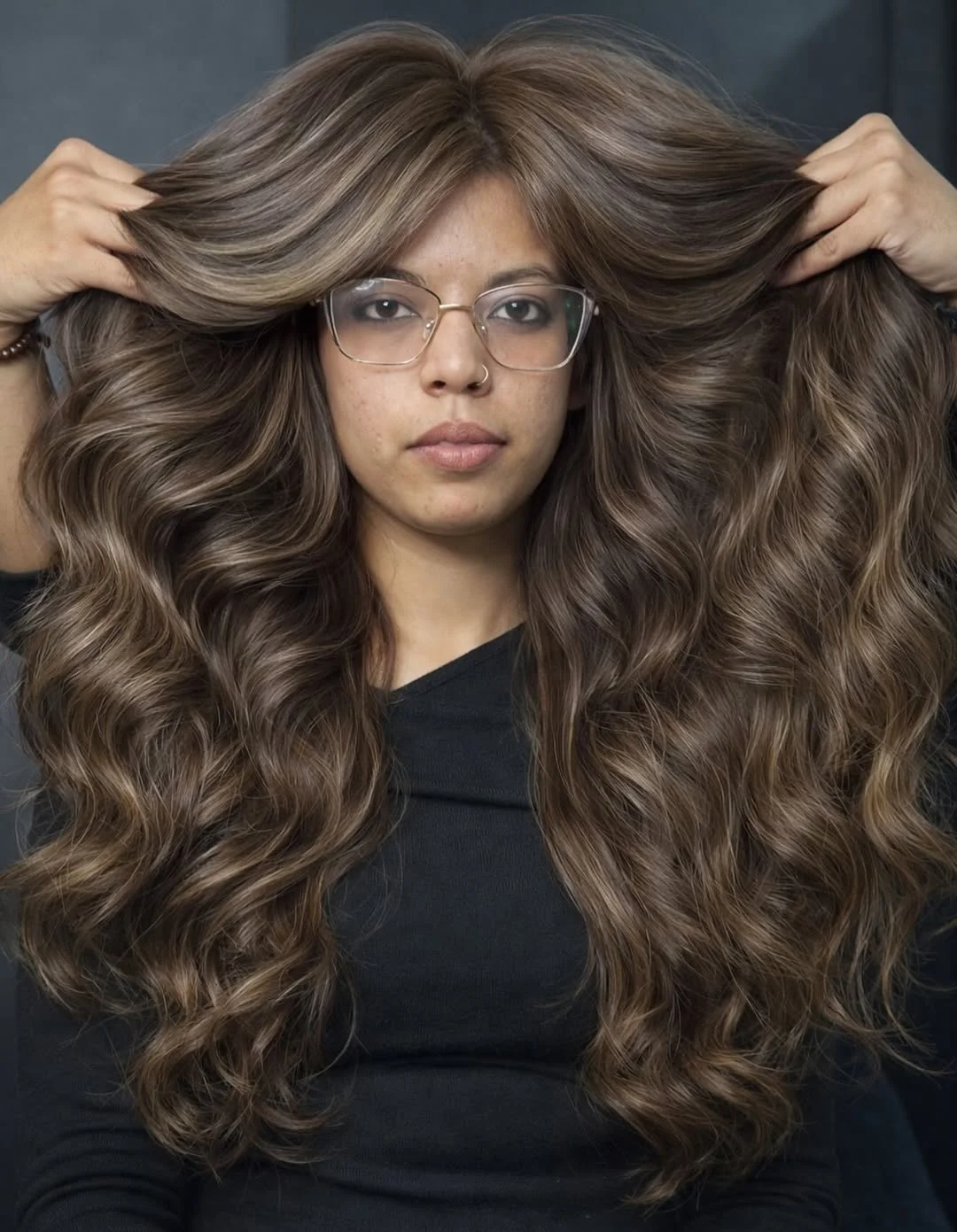rich summer hair color ideas for brunettes 2026 + Mushroom Brown Brunette With Smoky Dimension