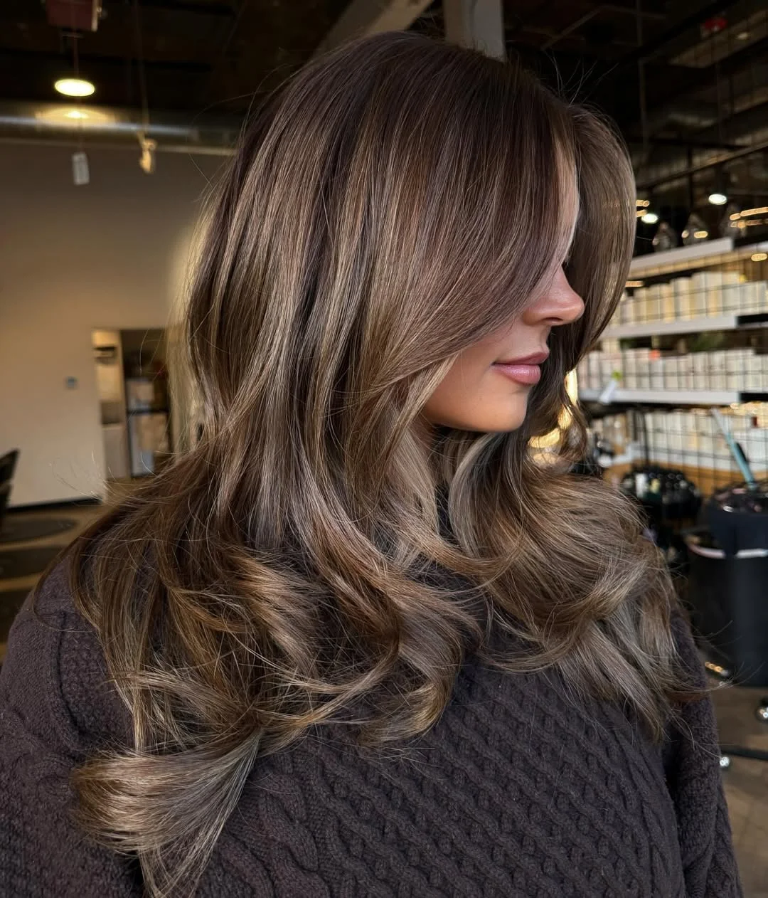 rich summer hair color ideas for brunettes 2026 + Cool Beige Brunette With Seamless Layered Blend