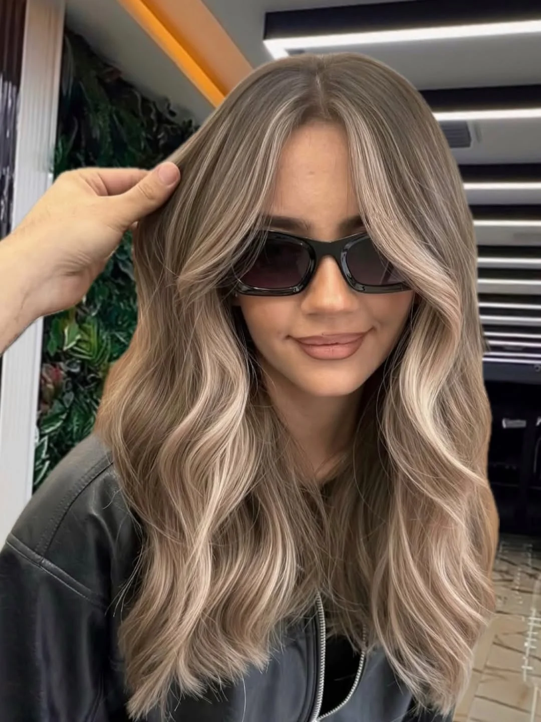 soft summer ombre hair color 2026 + Cool Beige Blonde Ombre With Polished City Waves
