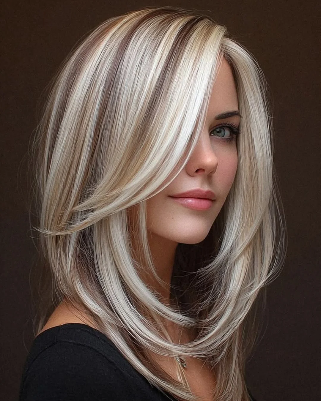 soft summer ombre hair color 2026 + Cool Vanilla Blonde Bob With a Silky Shadowed Root