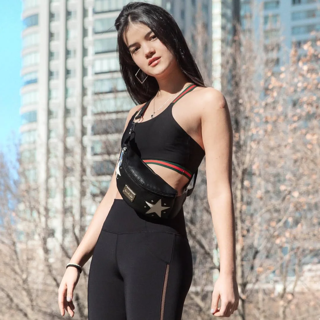 sporty legging outfits summer 2026 City Sport Set With A Crossbody Belt Bag