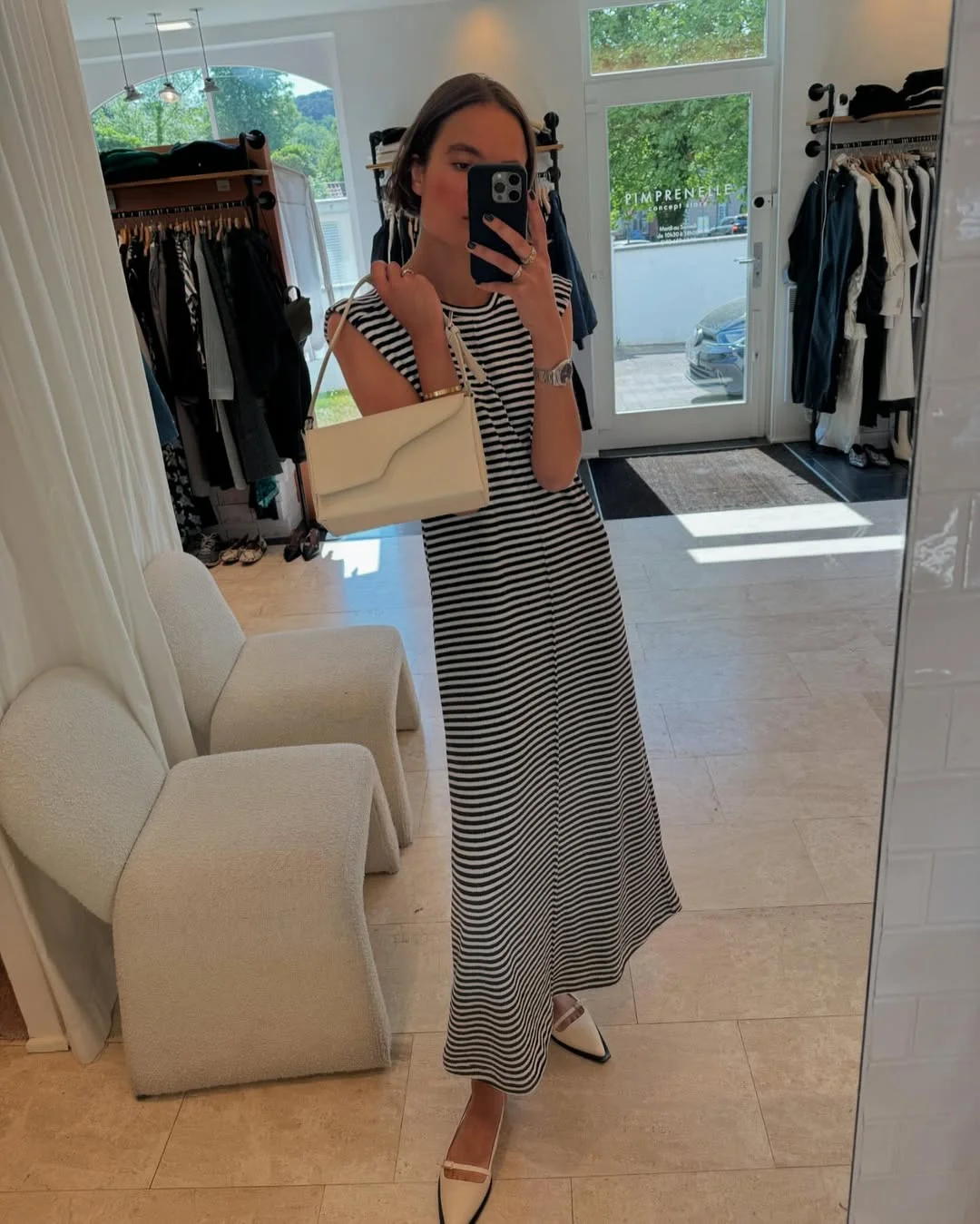 summer clothes essentials 2026 + Striped Sleeveless Maxi Dress With A Minimal Parisian Feel