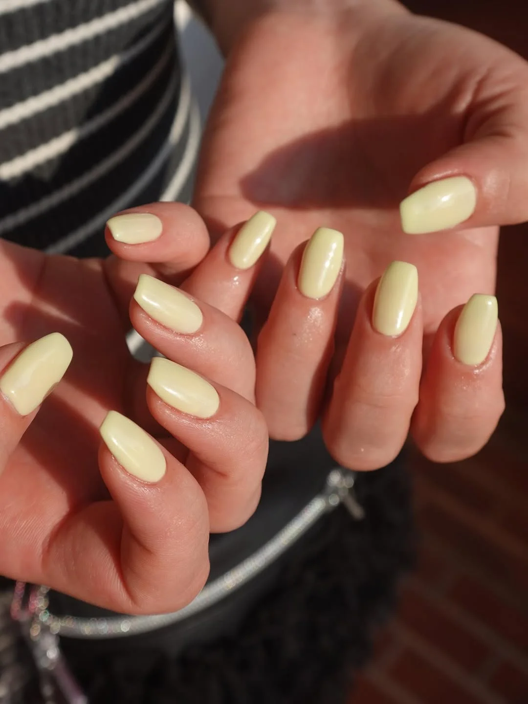summer nails one color 2026 + Buttercream Yellow Nails for a Soft Sunny Mood