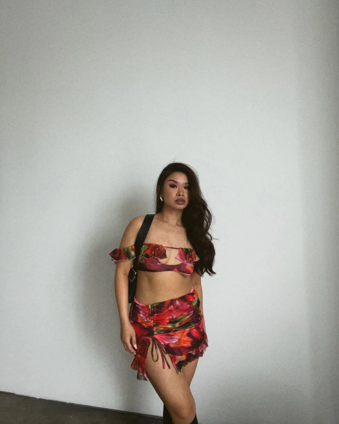 summer tops outfit 2026 Bold Floral Co-Ords for Hot Summer Nights