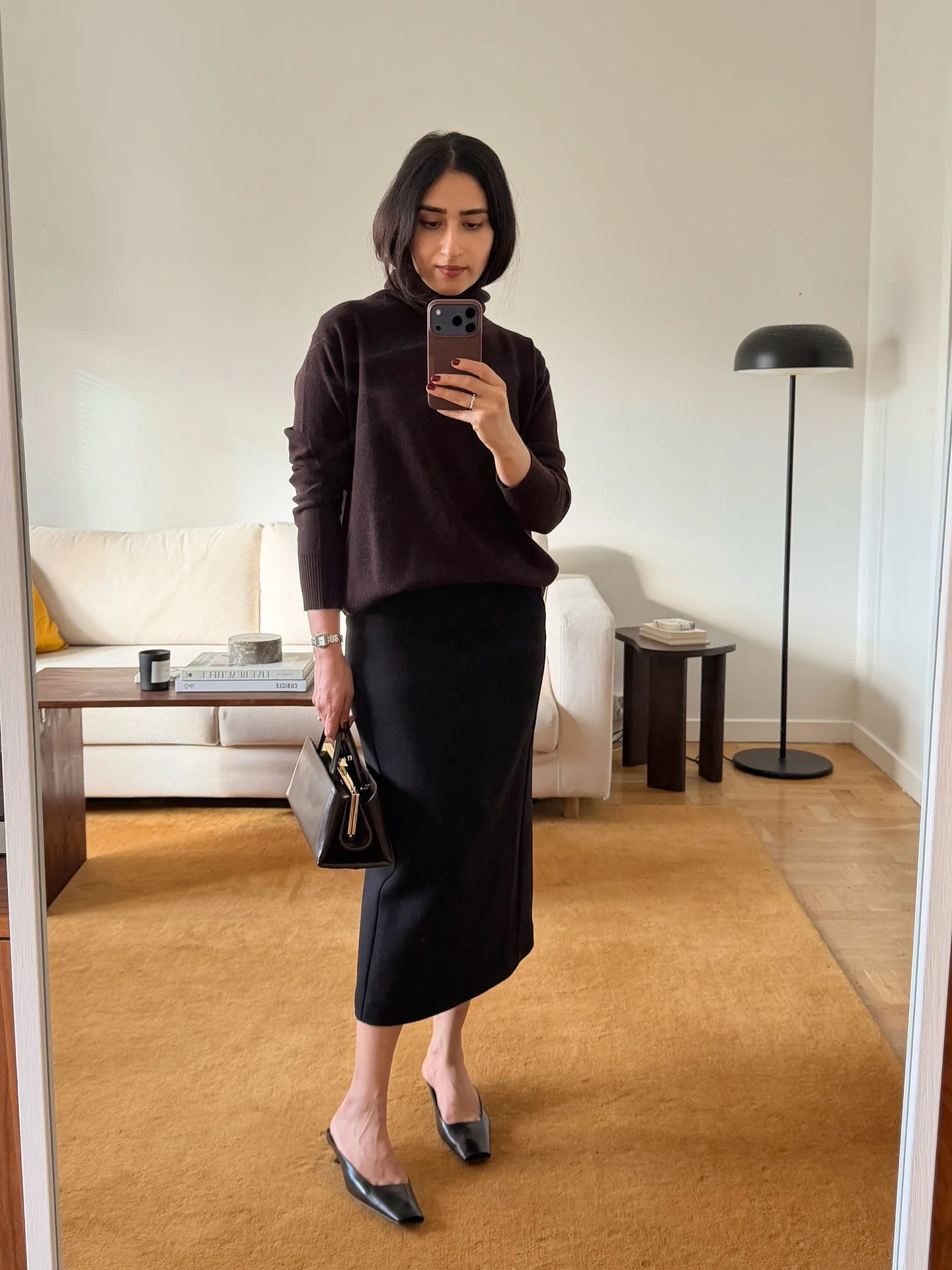 fall date night outfits 2026 + A Minimal Sweater and Midi Skirt Look for Quiet Elegance
