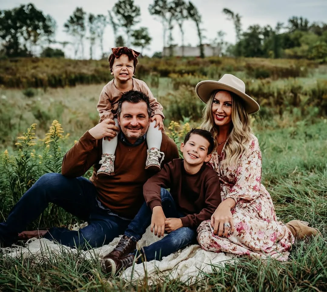 fall family picture outfits 2026 + Soft Florals and Cocoa Brown for a Relaxed Field Session