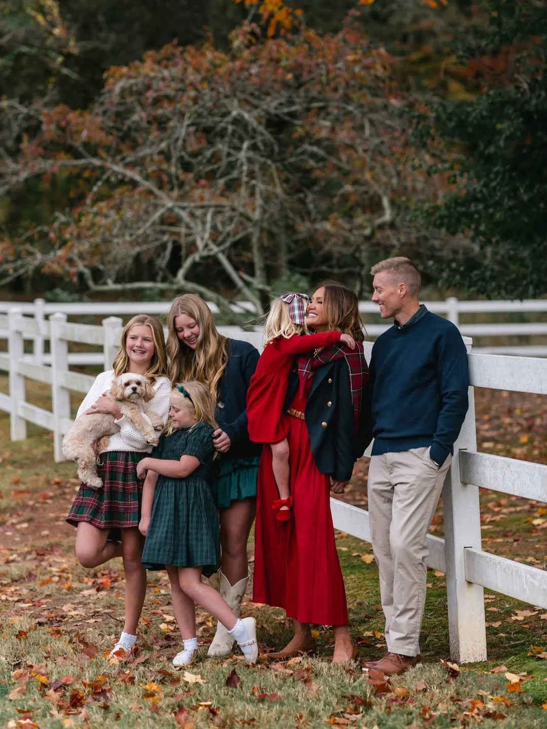fall family picture outfits 2026 + Burgundy and Plaid That Still Feels Polished