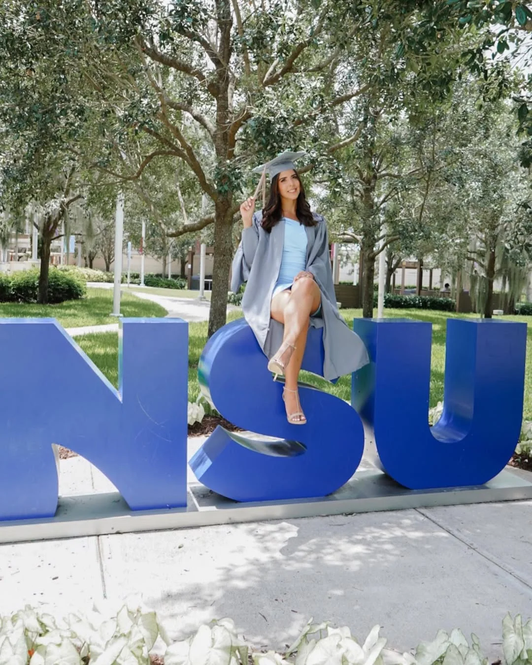 fall outfits for college students casual 2026 Graduation Blue With A Soft Campus Finish