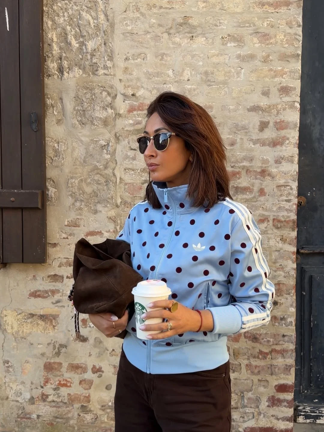 fall outfits with sweater 2026 + A Sporty Blue Layer for Sweater Season