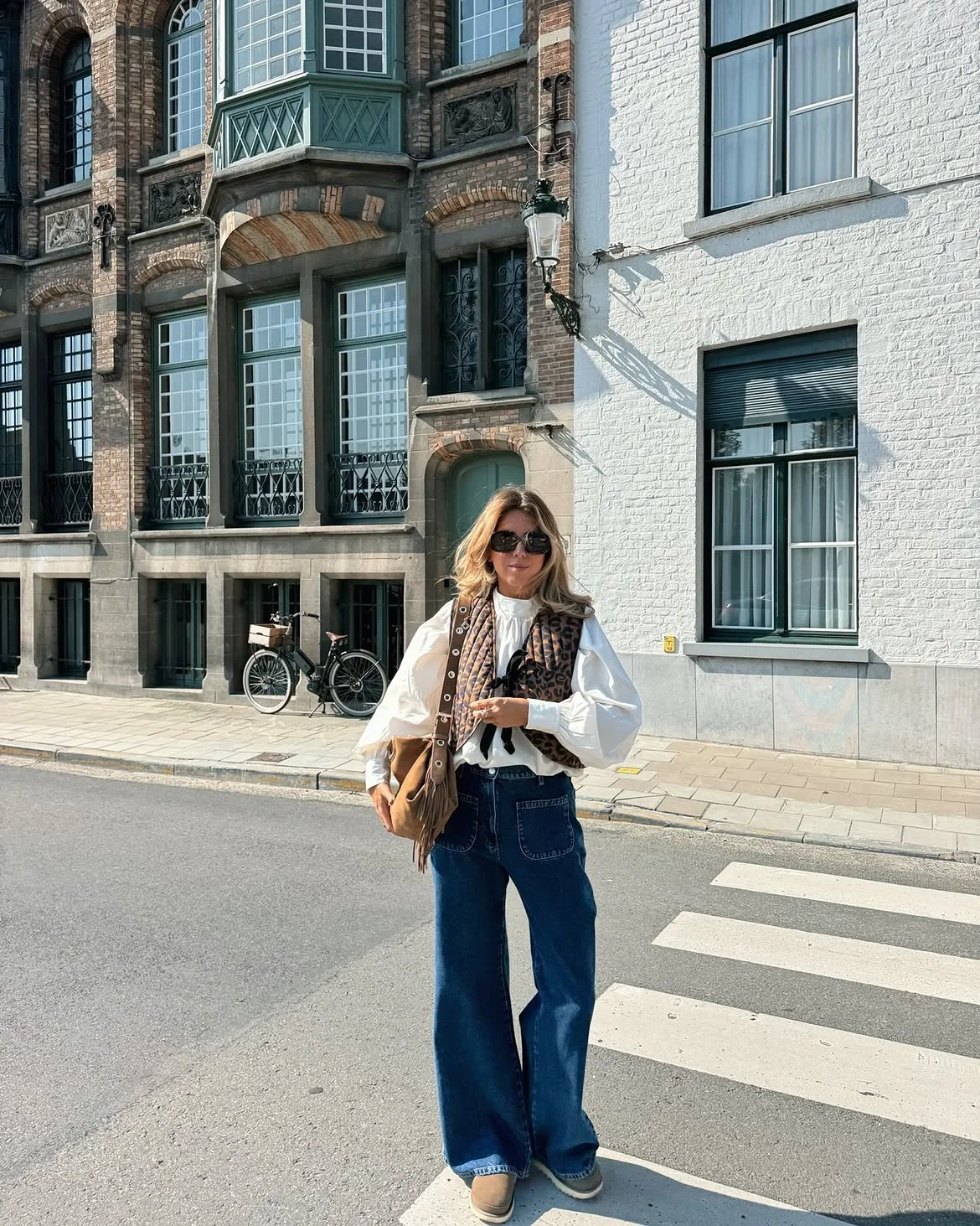 fall travel outfits 2026 + Leopard Layering for a European Street Stroll