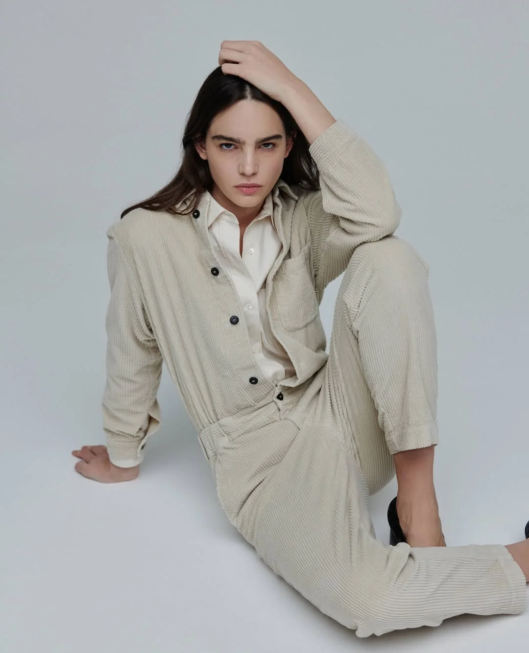 new trends fall fashion 2026 Cream Corduroy Tailoring With Relaxed Confidence