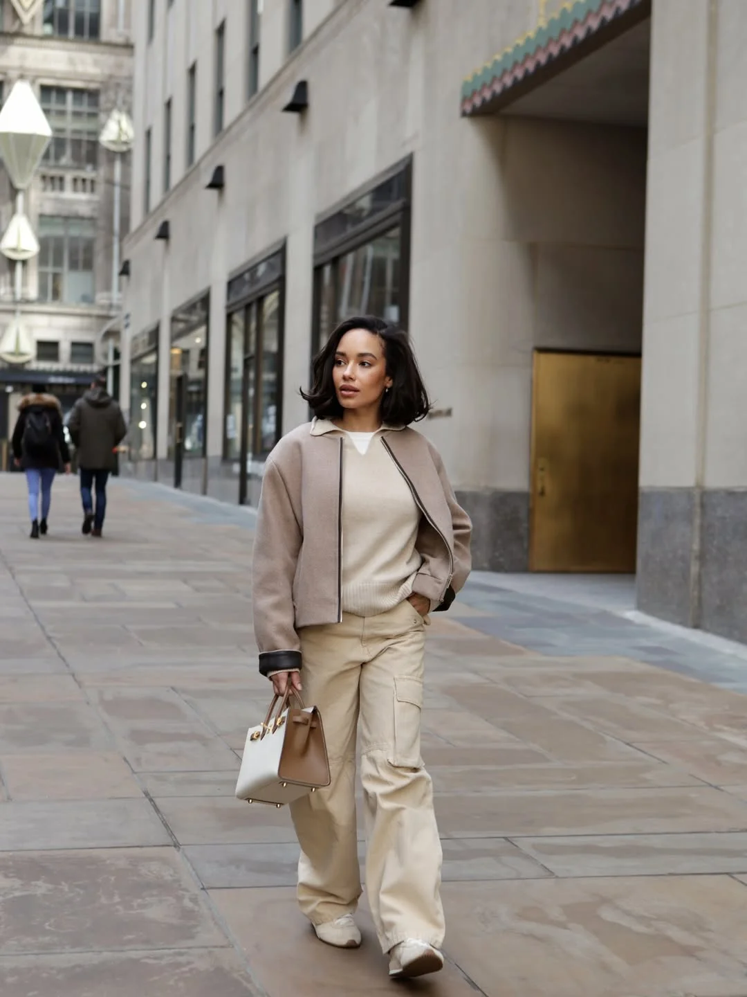 new trends fall fashion 2026 + Cream Cargo Trousers and Soft Neutrals for Modern Utility