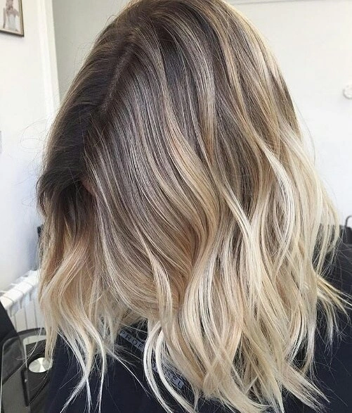 august hairstyles and color ideas 2026 + Smoky Blonde Balayage on a Textured Lob