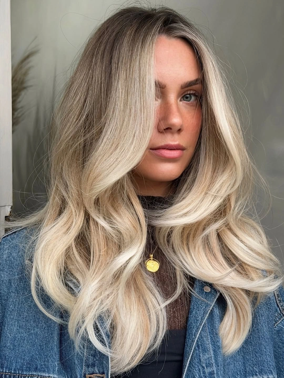beige blond hair color Light Beige Blonde With Denim Energy