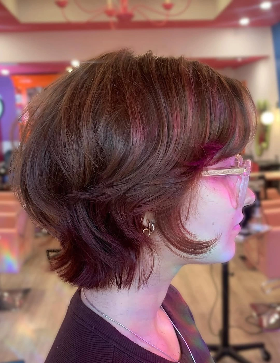 bixie haircut Auburn Shag Bixie With a Flipped Nape