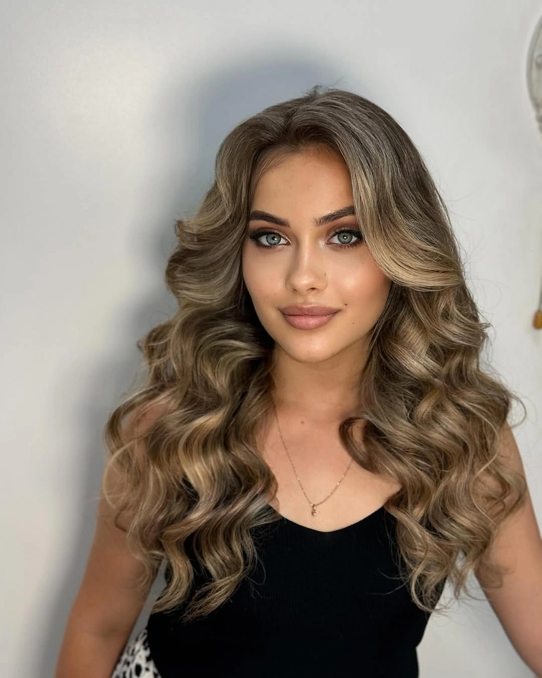 body waves hairstyle Cool Bronde Waves With Shoulder-Level Bounce