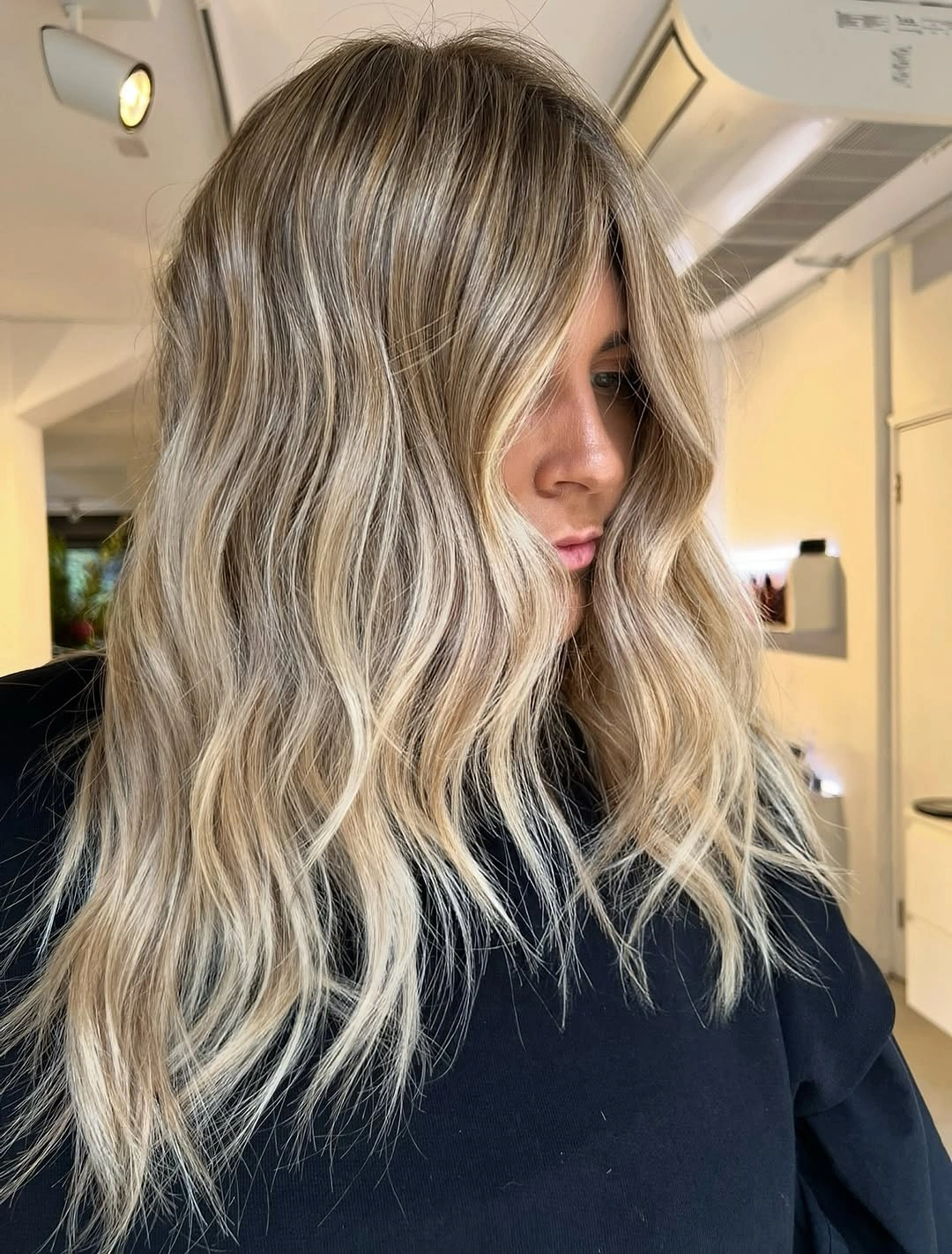 dirty blonde hair color Cool Ashy Dirty Blonde With Textured Ends