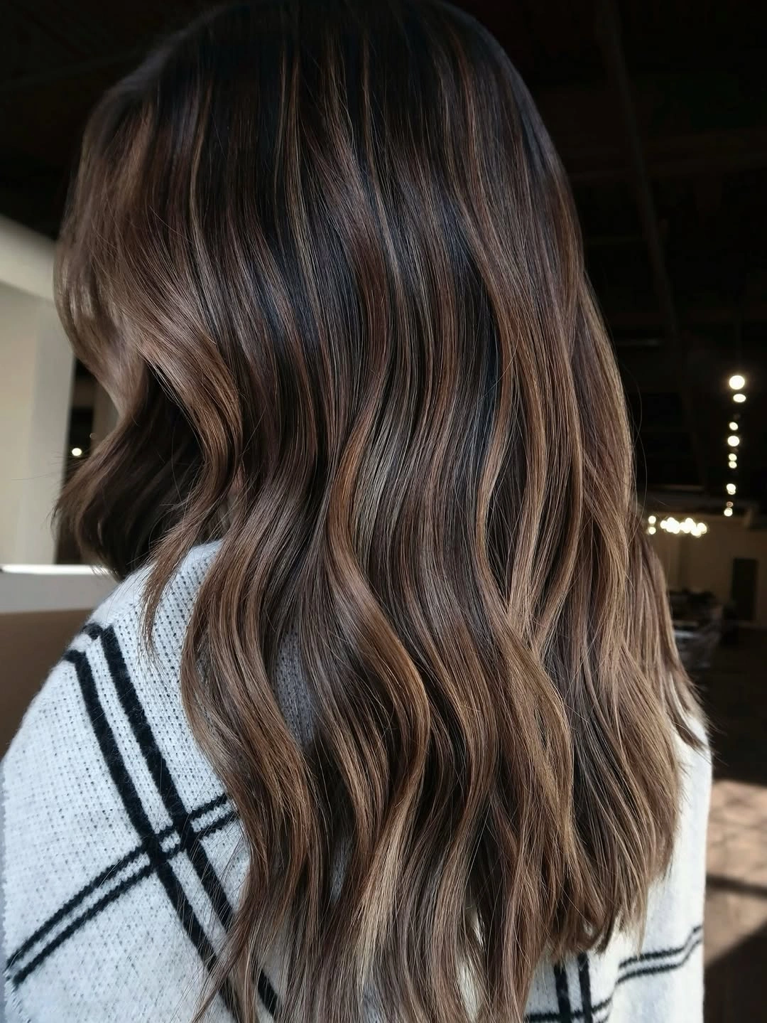 Fall brunette hair colour 2026 Taupe Brunette Balayage With Soft Contrast