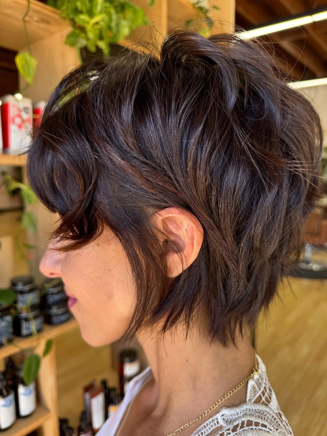 fall haircuts for women 2026 Textured Bixie With Airy Side Pieces