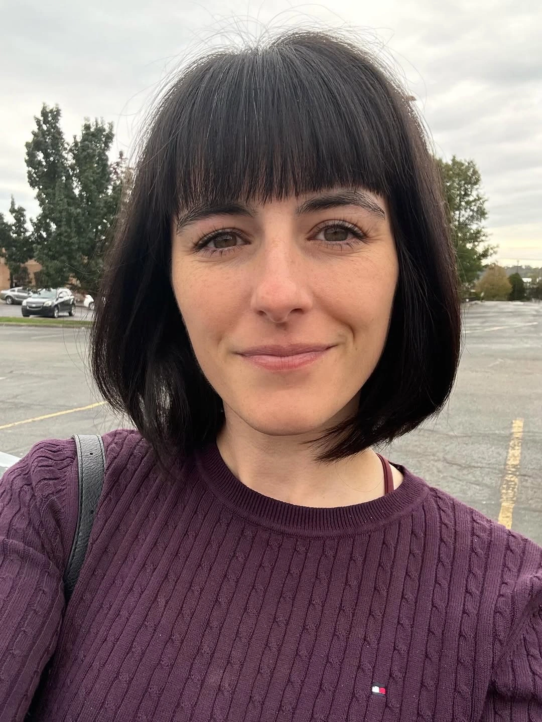 fall haircuts for women 2026 Classic French Bob With Soft Full Bangs