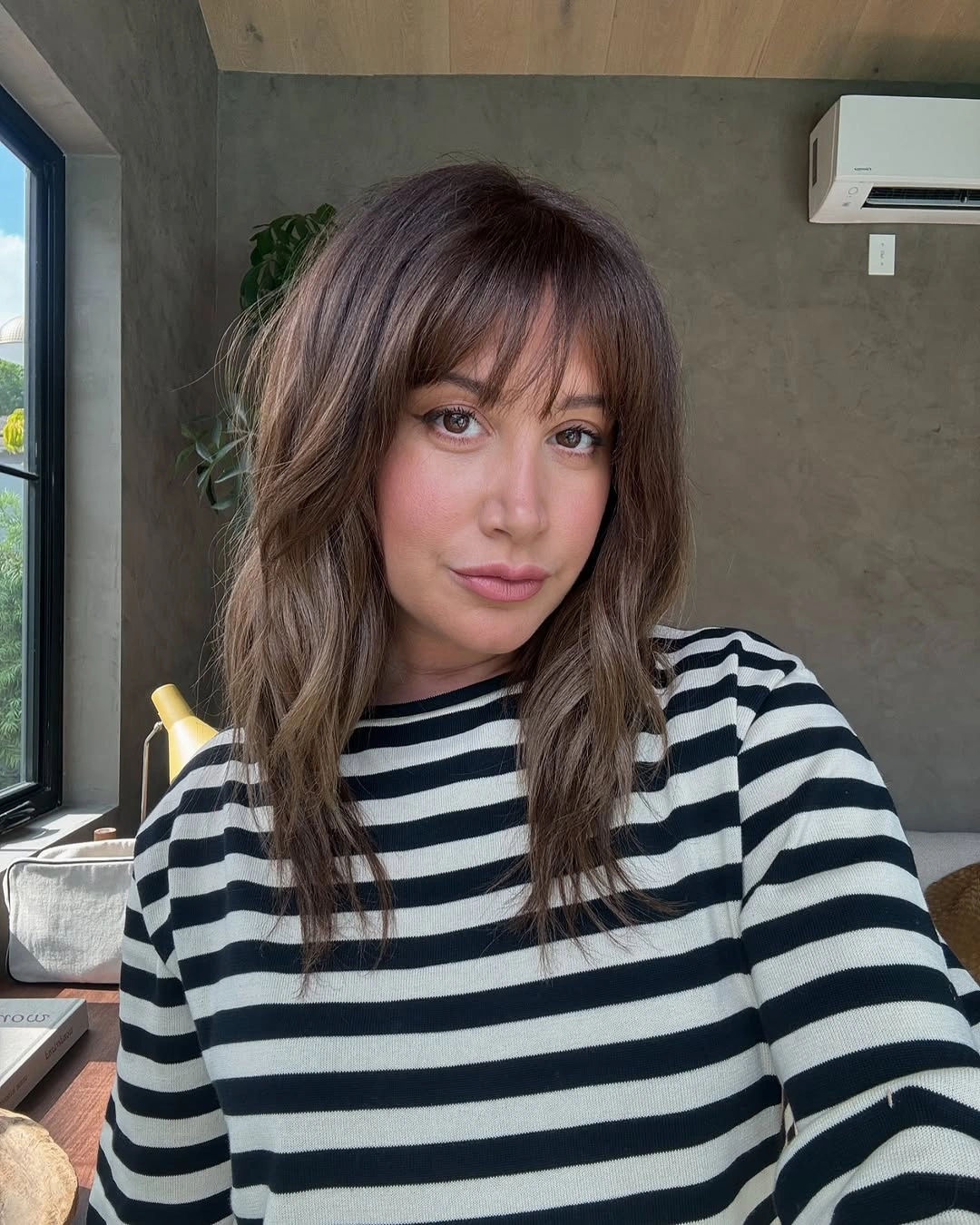 fall hairstyles 2026 Soft Brunette Layers With Wispy Bangs