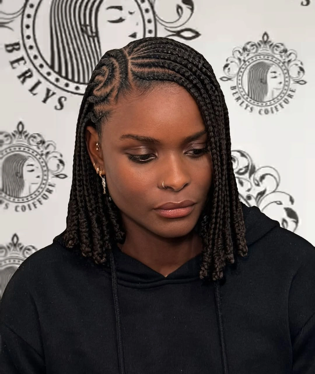 lemonade braid hairstyle Short Lemonade Bob With Side Pattern