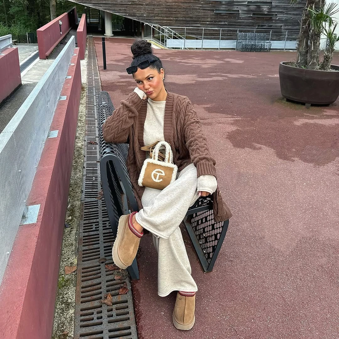 modest fall outfits 2026 + Cozy Cable Knits and Cream Trousers for an Easy Day Out