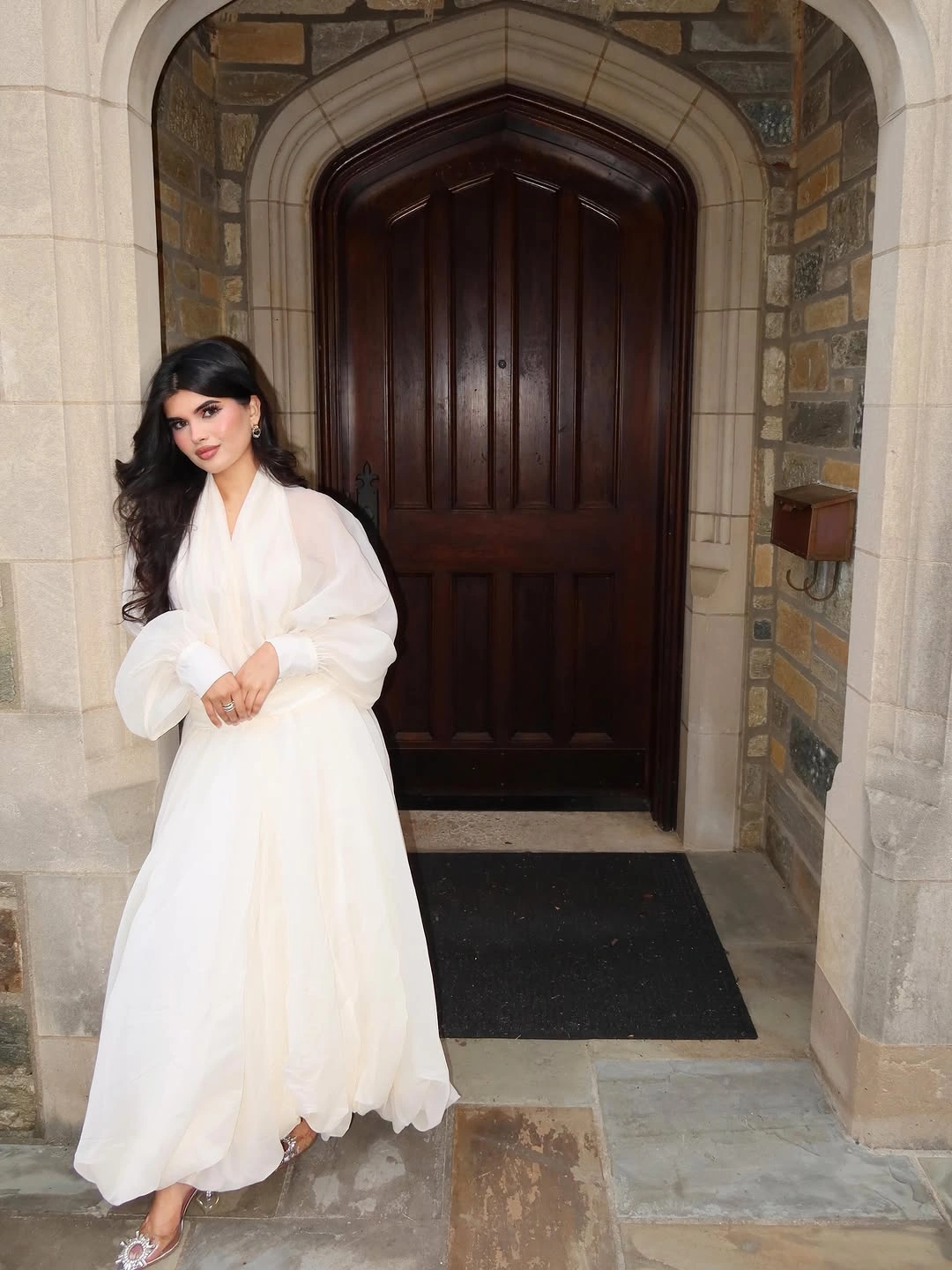 modest fall outfits 2026 + An Airy Ivory Maxi Dress for Special Fall Moments