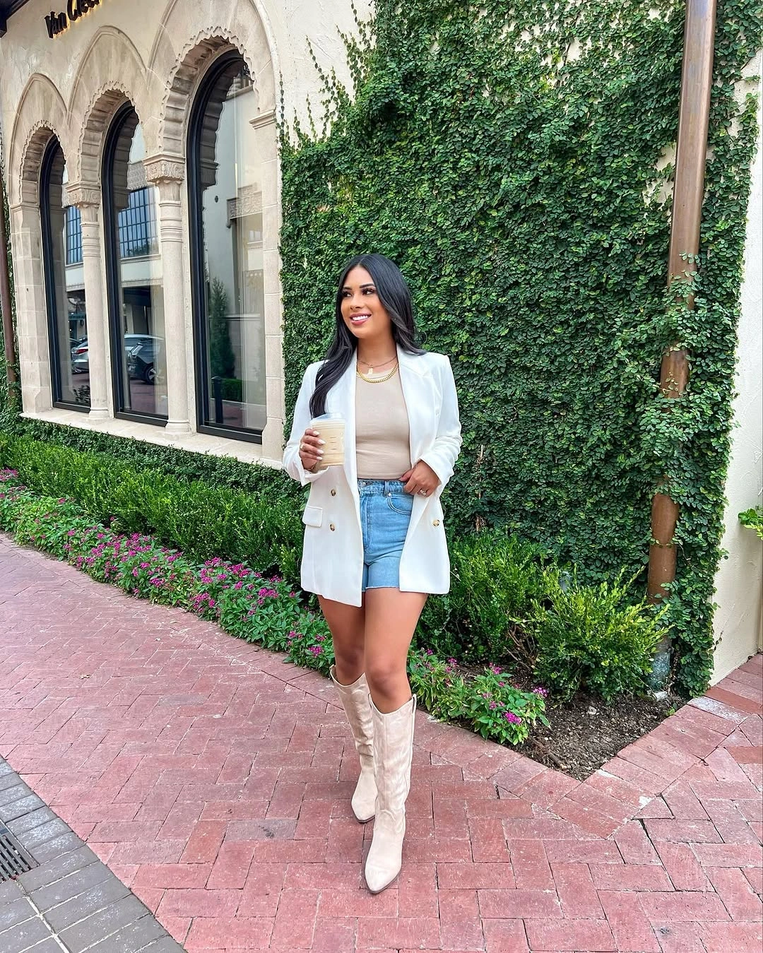 modest fall outfits 2026 + White Blazer Layers for an Elevated Fall Weekend