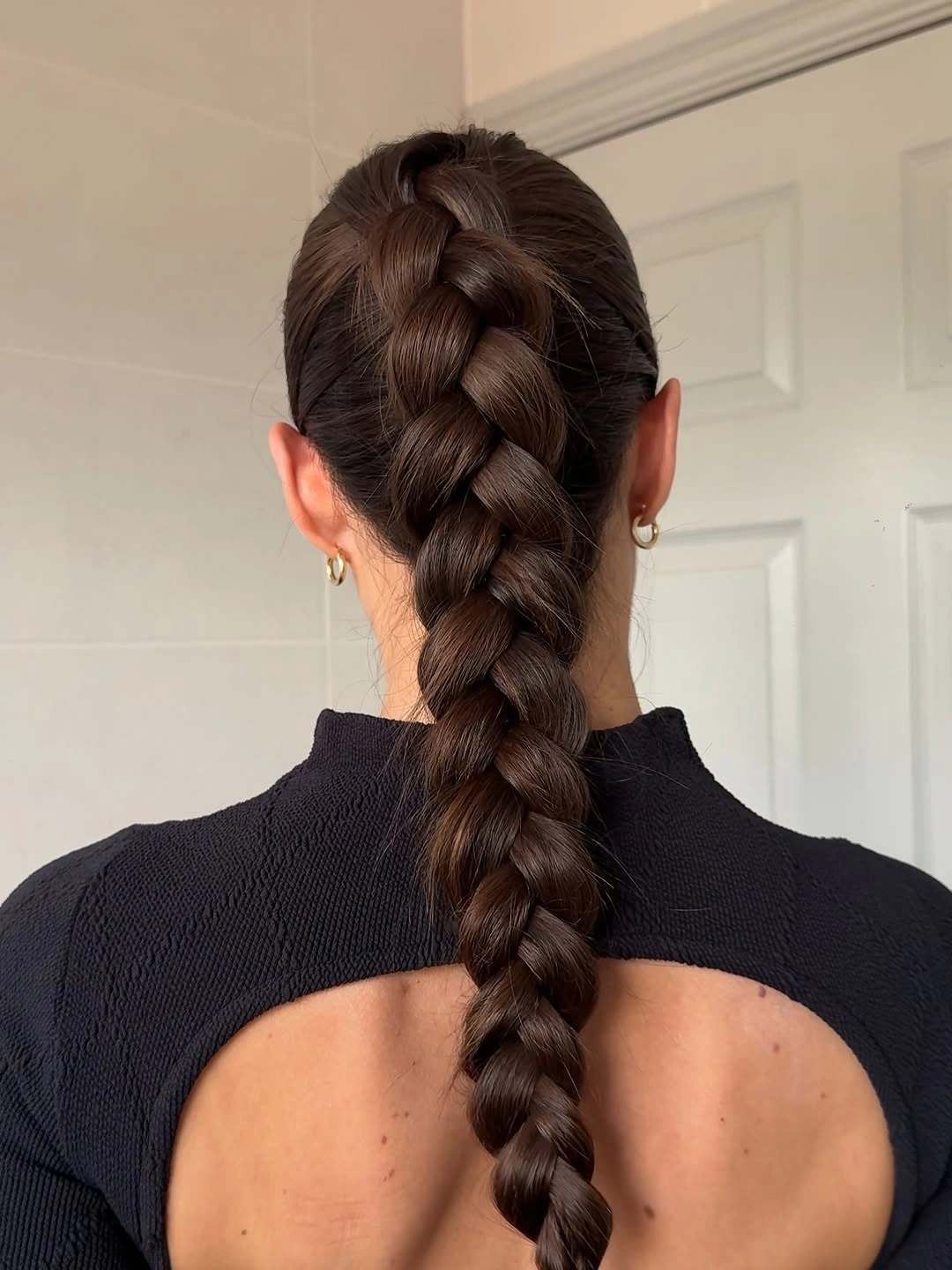 september hairstyles ideas 2026 Full Center Braid With Smooth Crown