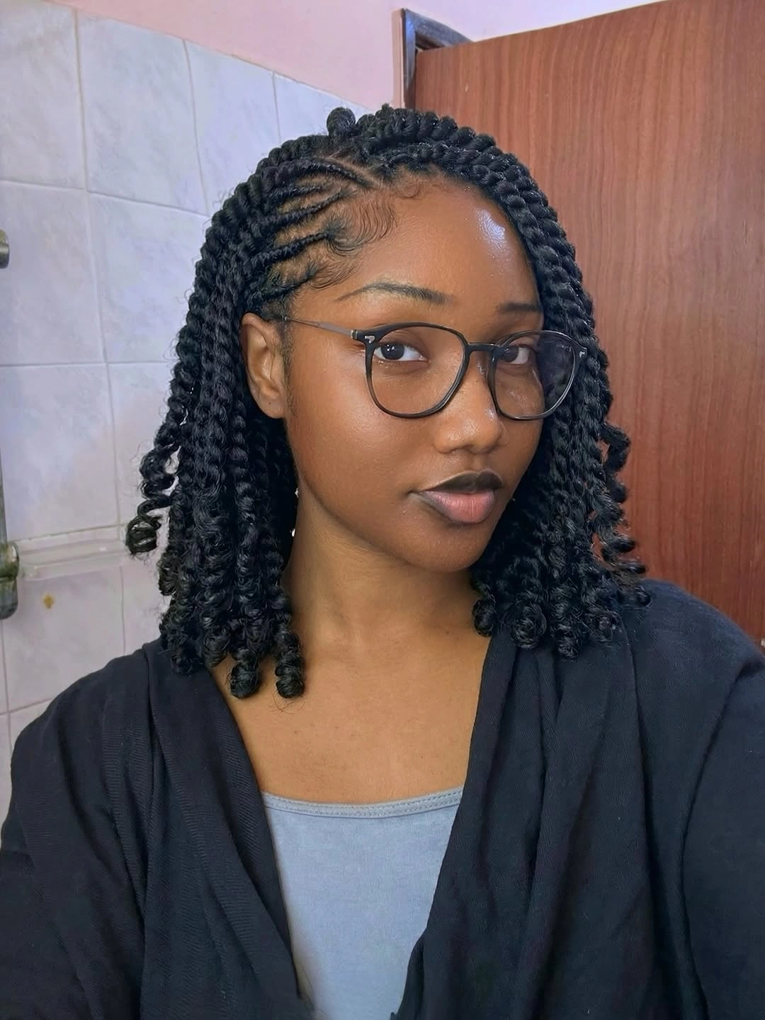 september hairstyles ideas 2026 Defined Twist Braids With Side Part Detail