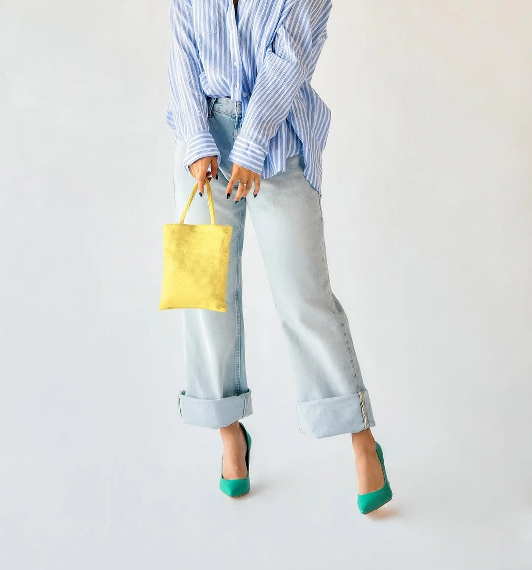 what are must-have fall outfits for 2026 + Striped Shirt, Cuffed Denim, and Bright Accessories