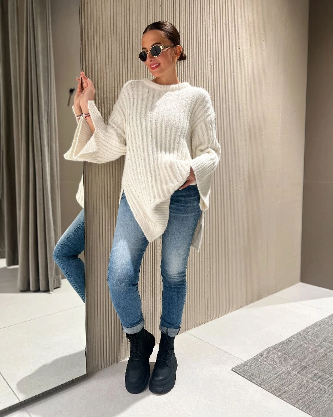 what are must-have fall outfits for 2026 + The Chunky Sweater, Jeans, and Lug-Boot Formula